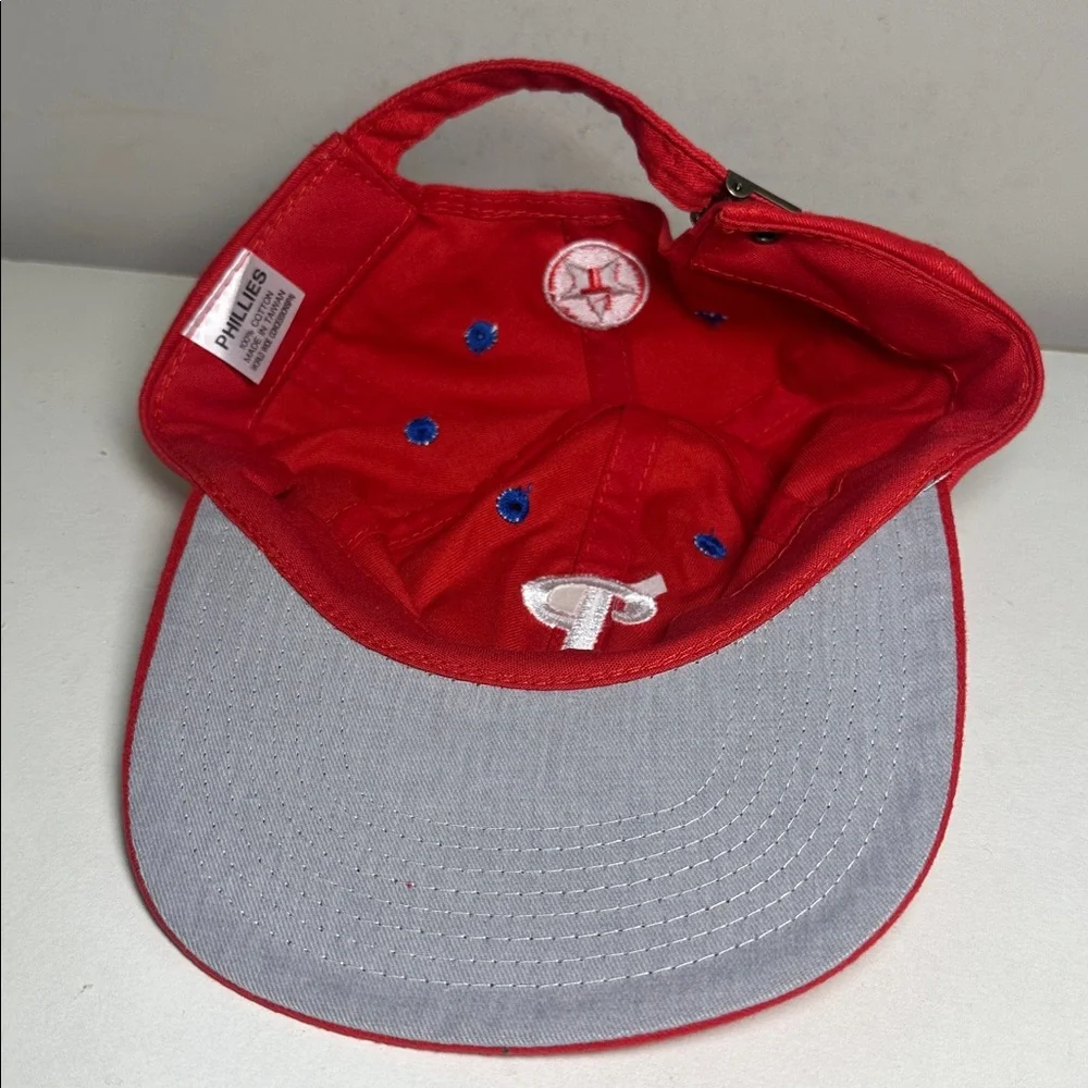 Phillies red long bill Baseball Cap